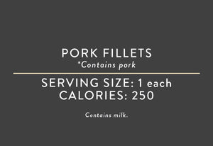 Pork Fillets<BR> (03/15/17 REV NUT)