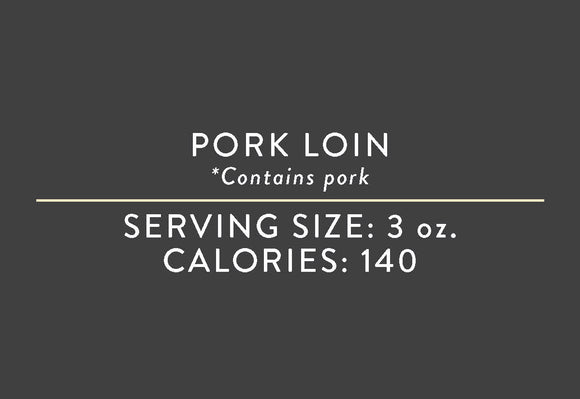 Pork Loin (Carved)<BR> (09/14/17 REV NUT)