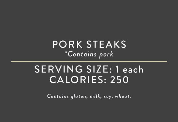 Pork Steaks<BR> (03/15/17 REV NUT)