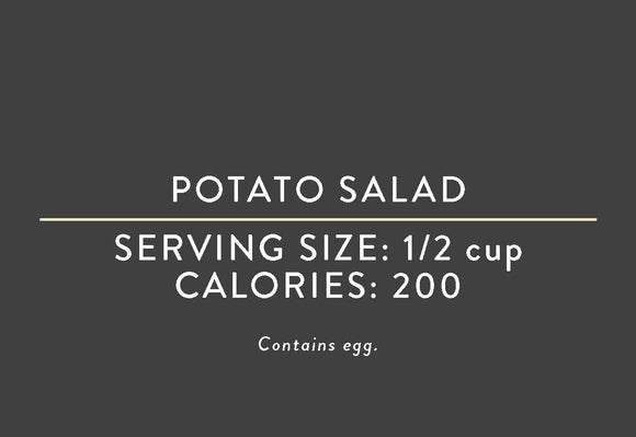 Potato Salad (Prepared) <BR>(02/08/23 REV NUT)