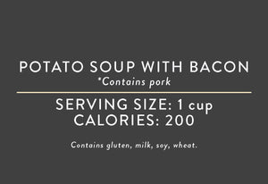 Potato Soup with Bacon (04/09/17 REV NUT)