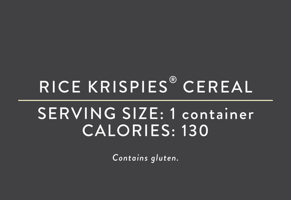 Rice Krispies Cereal<BR> <BR>