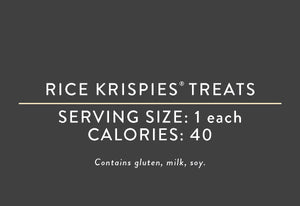 Rice Krispies Treats<BR> (03/15/17 REV NUT)