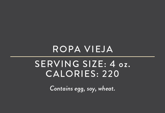 Ropa Vieja <br> (09/03/24 REV NUT)