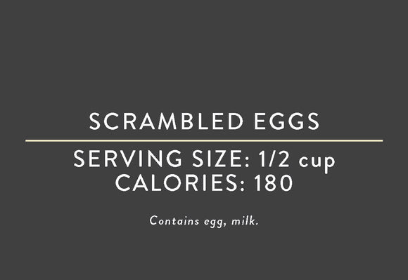 Scrambled Eggs<BR> (03/15/17 REV NUT)