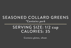 Seasoned Collards<BR> (03/15/17 REV NUT)