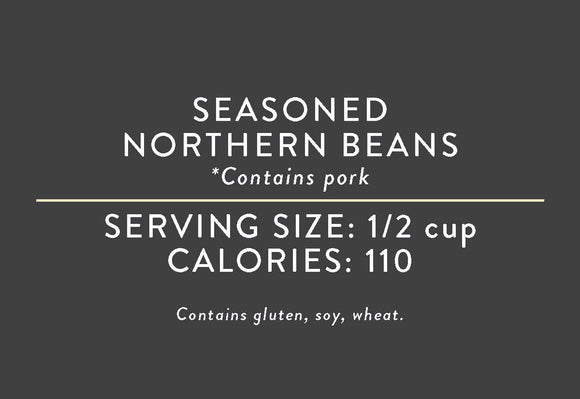 Seasoned Northern Beans<BR> (03/15/17 REV NUT)