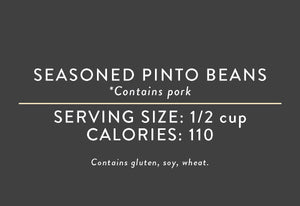 Seasoned Pinto Beans<BR> (03/15/17 REV NUT)