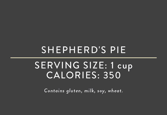 Shepherd's Pie <BR>(08/15/21 REV NUT)