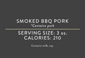 Smoked BBQ Pork <br> (05/15/17 REV NUT)