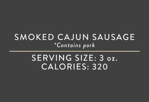 Smoked Cajun Sausage (03/15/17 REV NUT)