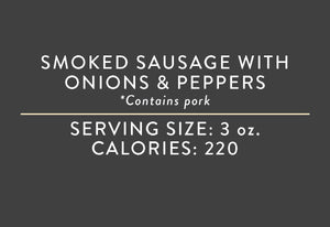 Smoked Sausage with Onions & Peppers (04/23/17 REV NUT)