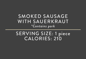 Smoked Sausage with Sauerkraut (09/21/18 REV NUT)