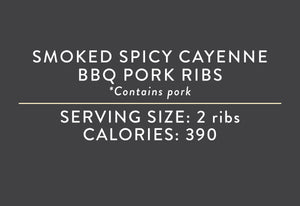 Smoked Spicy Cayenne BBQ Pork Ribs