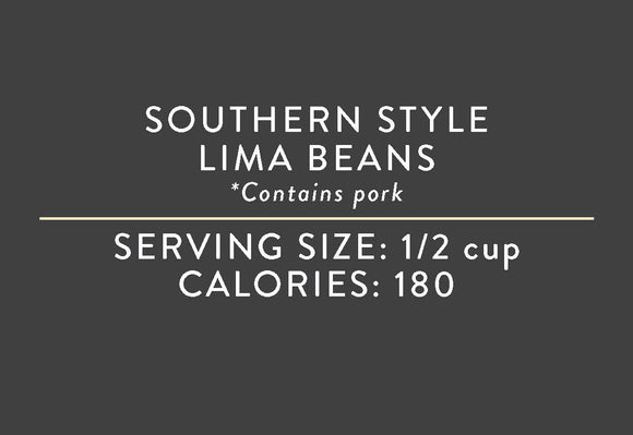 Southern Style Lima Beans <BR>  (03/15/17 REV NUT)