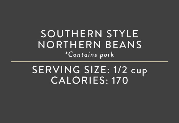 Southern Style Northern Beans <BR>  (03/15/17 REV NUT)