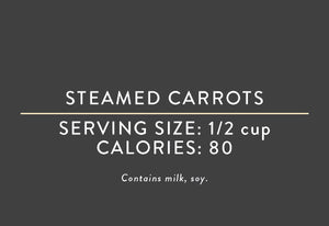 Steamed Carrots <BR>  (03/15/17 REV NUT)