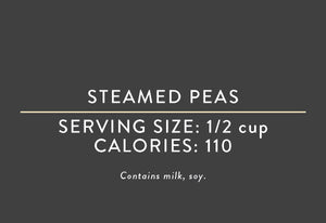 Steamed Peas <BR> (03/15/17 REV NUT)