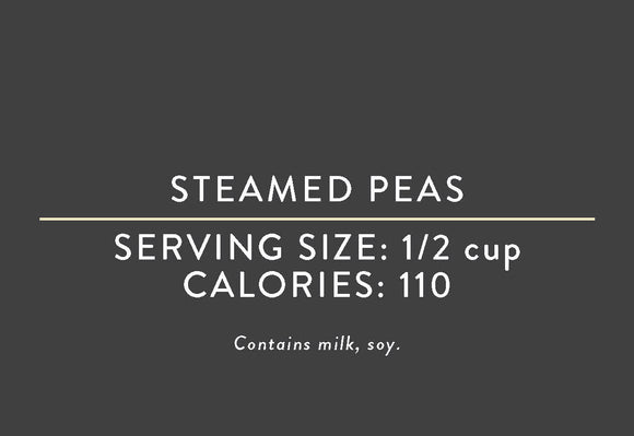 Steamed Peas <BR> (03/15/17 REV NUT)