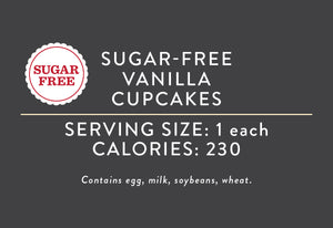 Sugar-Free Vanilla Cupcakes  (05/21/25 REV NUT)