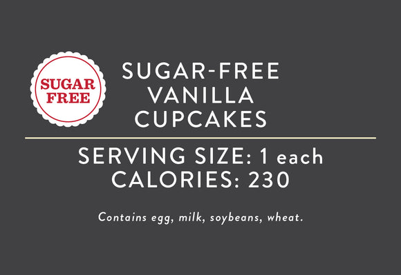 Sugar-Free Vanilla Cupcakes  (05/21/25 REV NUT)