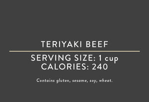 Teriyaki Beef <BR>  (03/15/17 REV NUT)