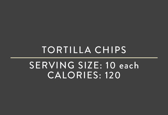 Tortilla Chips <BR>  (03/15/17 REV NUT)