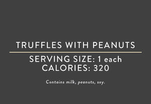 Truffles with Peanuts <BR> (12/27/21 REV NUT)