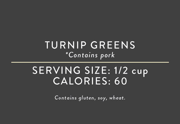 Turnip Greens (03/15/17 REV NUT) <BR>