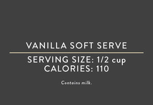 Vanilla Soft Serve (03/15/17 REV NUT) <BR> <BR>