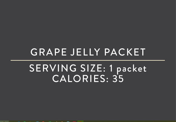 Grape Jelly Packet <BR>(06/10/24 REV NUT)