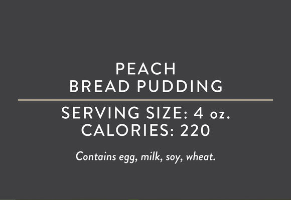 Peach Bread Pudding <BR> (06/25/24 REV NUT)