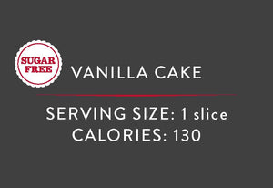 Vanilla Cake (Sugarfree)<br> <BR> (3/15/17 REV NUT)